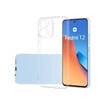 Xiaomi Redmi 12 Kılıf Lüx Şeffaf Silikon -