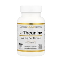 California Gold Nutrition L-theanine Featuring Alphawave, 200 Mg,