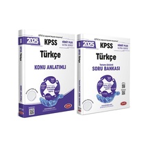 Data Yayınları 2025 Kpss Türkçe Konu Ve Soru Bankası Seti 2 Kitap