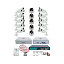 Ip Güvenlik Kamera Seti 5 İç Mekan, 10 Dış Mekan Kdj-5ın10out-v3