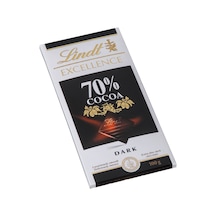 Lindt %70 Dark Excellence Çikolata 100 G - Yoğun Kakao Lezzeti 8'li Avantaj Paketi - 8 Adet Tarı