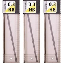 0.3 Kalem Ucu HB 60 mm 3 Paket 0,3 Min Kalem Uç Teknik Kalem Yedeği Mono Tombow HB 60 mm 3 Paket