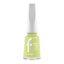 Flormar Quick Dry Çabuk Kuruyan İnce Yapılı Oje - Qd43 Green First - 6 Adet Tarı