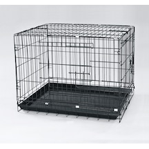 1711717816 Dayang Köpek Kafesi Siyah 78x48x55