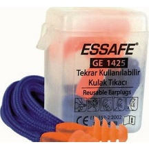Essafe Ge-1425 Gürültü ve Ses Önleyici Kulak Tıkacı 50 Adet N11.66
