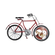 Dekoratif Metal Bisiklet Çerçeveli Vintage Dekoratif Hediyelik