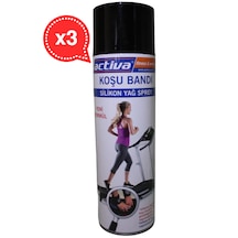 Koşu Bandı Yağı - Silikon Sprey - 500 Ml 3 Adet