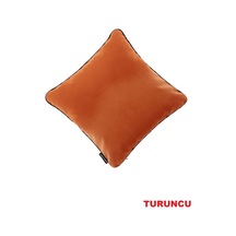Yaratıcı Tasarım Kadife Kumaşa Biyeli Yastık Kırlent Kılıfı