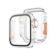 Newface - 714 - Apple Watch Uyumlu 44mm Watch 49mm Kasa Dönüştürücü Ve Ekran Koruyucu - Glblseme - - Şeffaf