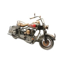 Dekoratif Metal Motosiklet Alev Detaylı