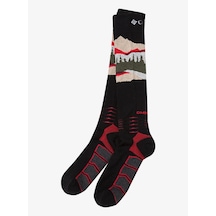 Columbia Rcl044 Omni Heat New Mountain Range Ski Tekli Unisex Uzun Çorap Siyah