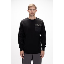 Rise Si Yah Crewneck Erkek Sweatshirt Siyah