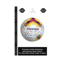 Premium Saha Ekipmanı Antrenman Genç Sporu Ft-350-100 Futbol Topu 4 Astar Çok Renkli
