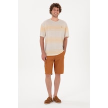 U.s. Polo Assn. Erkek Hardal Şort / Bermuda 50300418-vr072 Hardal