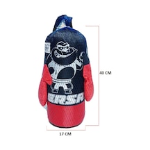 40cm Boks Torbası Çoçuklar İçin Eldiven Askılı Boxing Kum Torbası Kırmızı