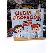Oyun Çılgın Profesör Oyunu 54 Oyun Kartı 24 Top Renkli Akıl Oyunu Zeka Beceri 27x28cm