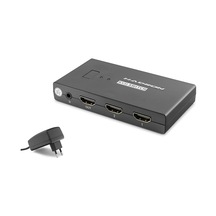 Hdmi Usb Kvm Switch 2 Port Hdmi 4 Port Usb Dahili Kablolu - Siyah Hdx1373 Evimdeyokyok