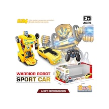 Uzaktan Kumandalı Robota Dönüşen Araba Bumblebee Şarjlı Full