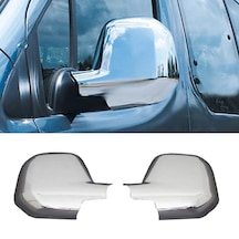 Peugeot Partner 2008-2012 Arası Krom Ayna Kapağı 2 Parça Abs