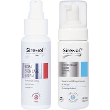 Sirenol Çay Ağacı Yüz Temizleme Köpüğü 150 ML + Cadı Fındığı Rosa Cilt Bakım Kremi 60 ML