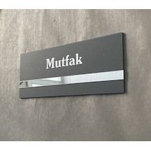 Soft Seri Minimal Pleksi Mutfak Kapı İsimliği