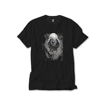 Moon Knight Warrios Face Siyah Tişört Siyah
