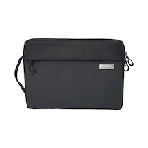 Lenyes Lb575 13-14 İnç Laptop Çantası Creator Serisi Darbe Emici Su Geçirmez Polyester Kumaş Siyah