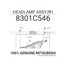 Attrage A13 Benzin 2014 Yılında Çıkan Kasa Far Sağ Oem No:8301c546