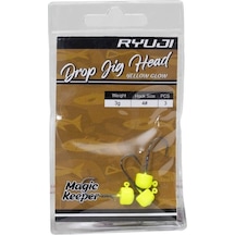 Ryuji Drop Jighead Yellow Glow 2 Gr 1 No