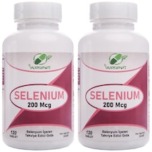 Selenyum 200 Mcg 2X120 Tablet Selenium