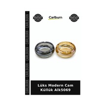 Özel Üretim Salon Ofis Aksesuar Dekoratif Lüks Modern Cam Küllük Alk5069