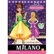 Moda Başkentleri Milano - Modayı Seviyoruz - Şık Aksesuar Çıkartmaları - Boyama Kitabı - Roberta Masidlauskyte - Eksik Parça