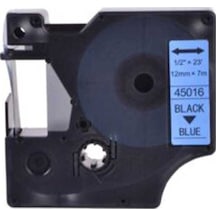 Dymo 45016 Uyumlu Mavi-siyah D1 Yedek Şerit 12mm X 7m