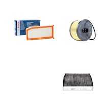 Bosch Filtre Bakım Seti Renault Captur 0.9 1.2 Benzin 2013-2019 Hava + Yağ F. + Polen Filtre Sardes
