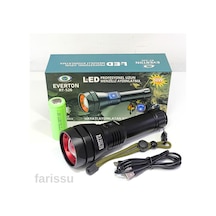 Profesyonel Led El Feneri - 50w Güç, 1000 Lümen Aydınlatma Rt-526 Siyah