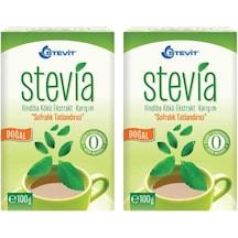 Stevit Stevia & Hindiba Kökü Ekstraktı 100 Gr X 2 Adet