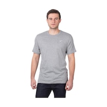 Nike Erkek T-shırt Gri %100 Pamuklu Tişört. Bv0507 063 Gri