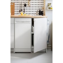 Ikea Beyaz Şık Mutfak Dolabı 220x61x220 Cm