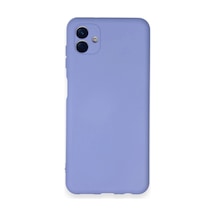Galaxy A04 Kılıf Nano İçi Kadife Silikon - Lila Çok Renkli