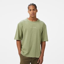 Unıted4 Erkek Haki T-shirt Furea Haki