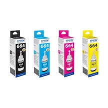 Epson L100 Yazıcı Mürekkep Kartuşu 4 Renk Takım T664