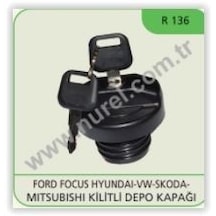 Nurel R136 Depo Kapağı Kilitli Focus Hyundai Skoda Mıtsubıshı