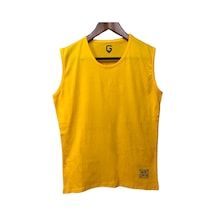 Top Glory Basic Tank Top Kolsuz Sporcu Tshirt (532150253) Sarı