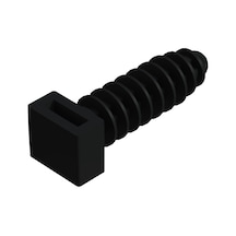 Cateksss Klips Dübel 8 Mm Siyah - 45 Li Paket