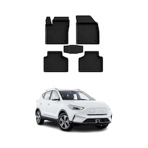 Mg Zs Ev 2019-2021 Uyumlu 4d Havuzlu Paspas Kauçuk Siyah 5 Parça
