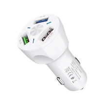 Te-091 3xusb 3.0 Çakmaklık Hızlı Araç Şarj Cihazı