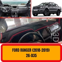 FORD RANGER 2018-2019 ÖN GÖĞÜS / PANEL /  TORPİDO KORUMASI - KILIFI - HALISI