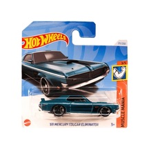 Hot Wheels '69 Mercury Cougar Eliminator - Muscle Mania 1/64 Diecast Model Araba Çok Renkli