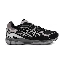 Etayger E-2516 Erkek Klasik Sneaker Siyah - Gri Siyah - Gri