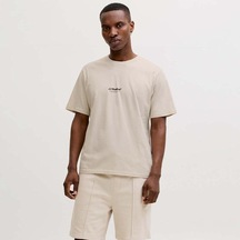 Jack & Jones Jack&jones Soho Erkek Bej Tişört